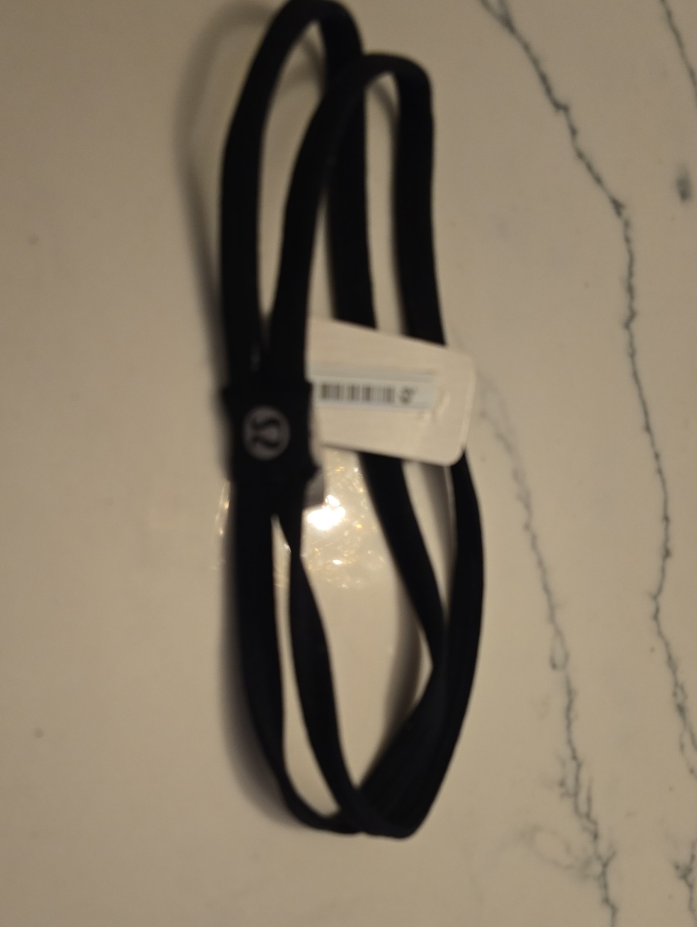 NWT lululemon athletica Black Multi-Strap Headband
